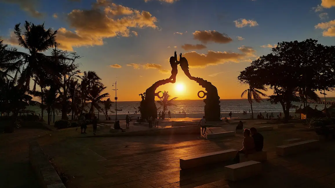 Sunset in Mexico, Playa Del Carmen